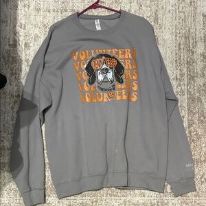 Tennessee Volunteers Gray Crewneck Sweater